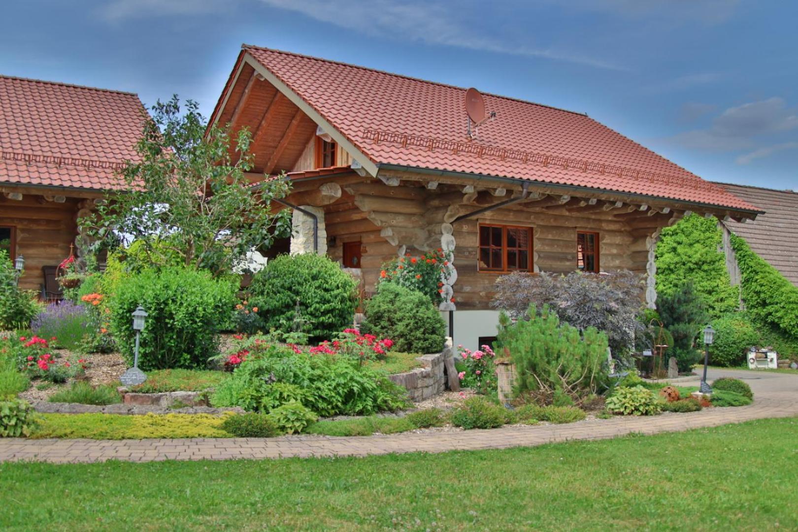 Hotel Heumanns Blockhaeuser Am Wald Pottenstein Exterior foto